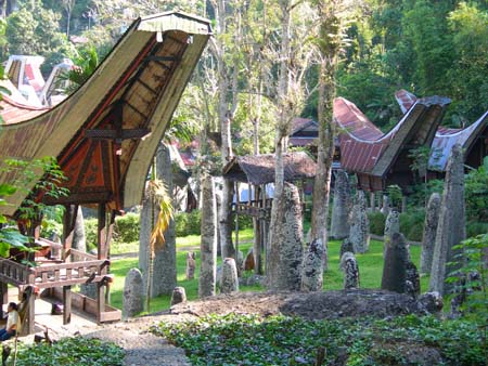 Burial area in Torajaland